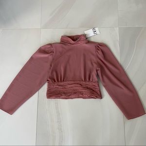 NWT Zara Open Back Blouse
